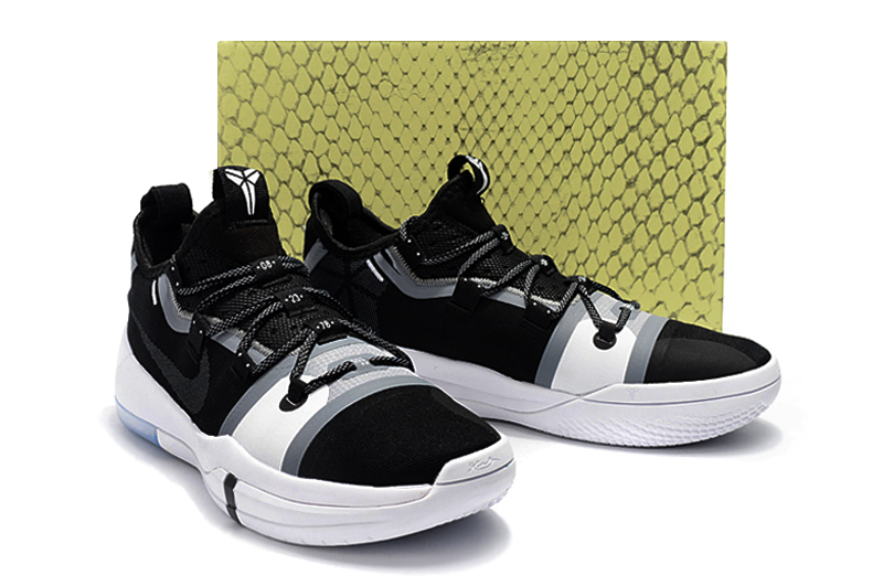 Men Nike Kobe AD EP Black Grey White Shoes